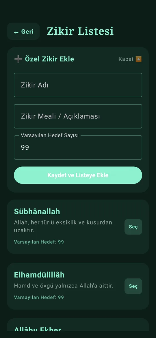 Zikra İstatistiklerim